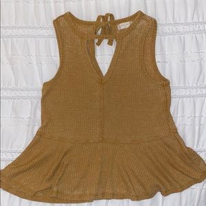 Mustard tank top